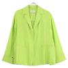 Ebure Green Linen Jacket Jacket 36 greenUsed