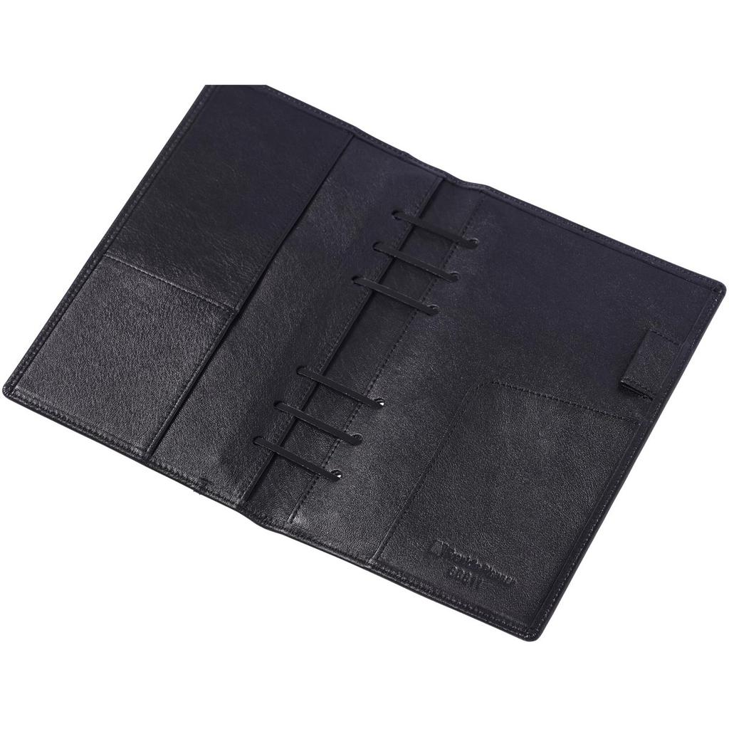 Franklin Planner 180 Leather Binder Compact Size Black 86811 Ringless Cowhide Organizer
