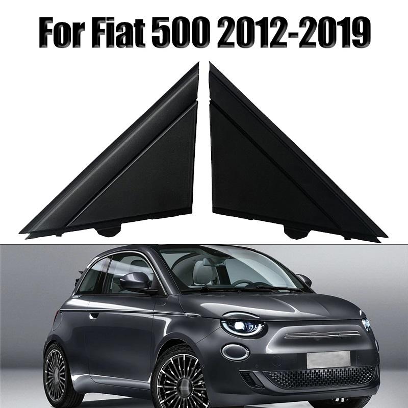 

Car Rear Mirror Triangle Trim Plate For Fiat 500 12-19 1SJ85KX7AA 1SD00KX7AA LH&RH Mirror Triangle Trim Plate матовый черный