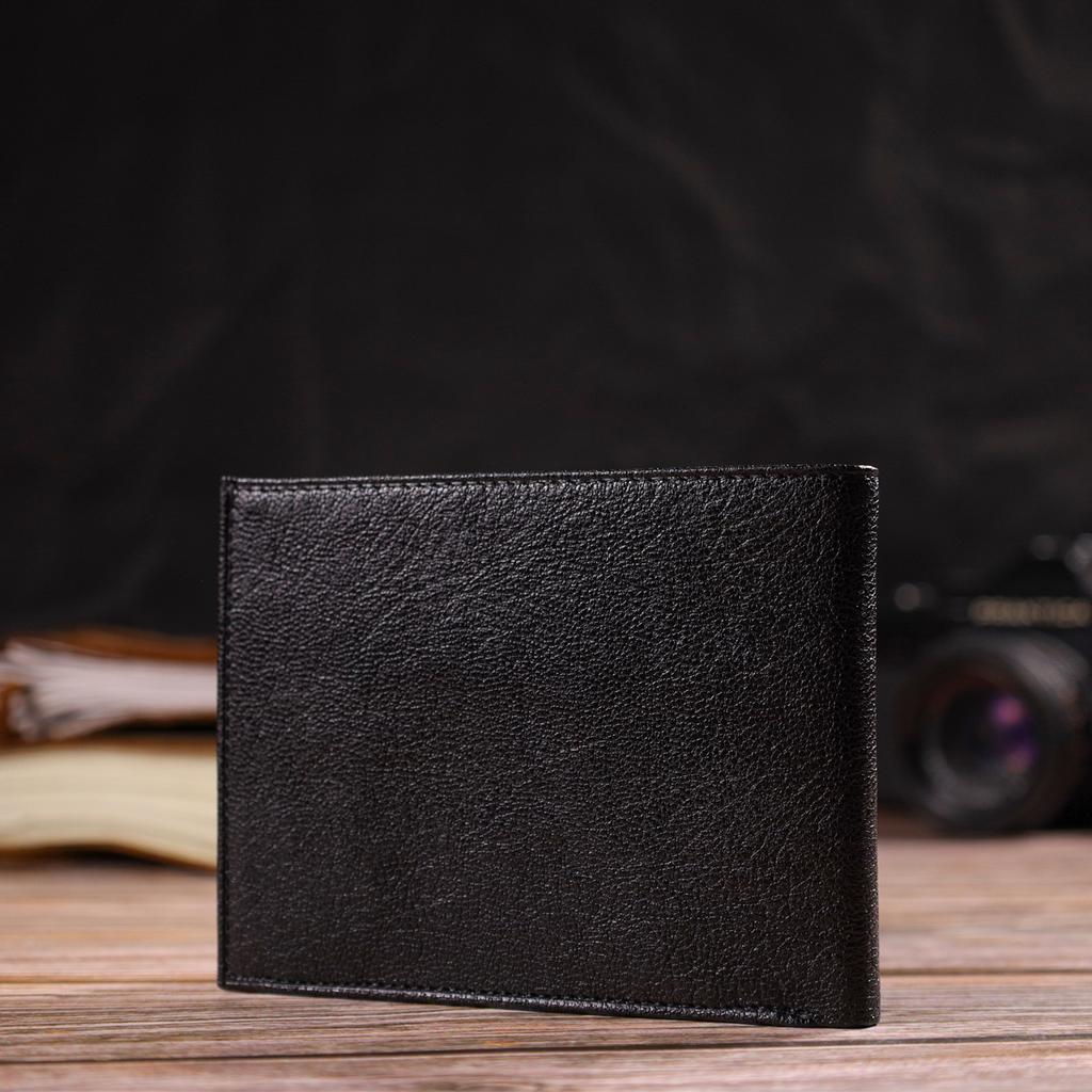 Genuine Leather Wallet for Men CANPELLINI 21764 Black