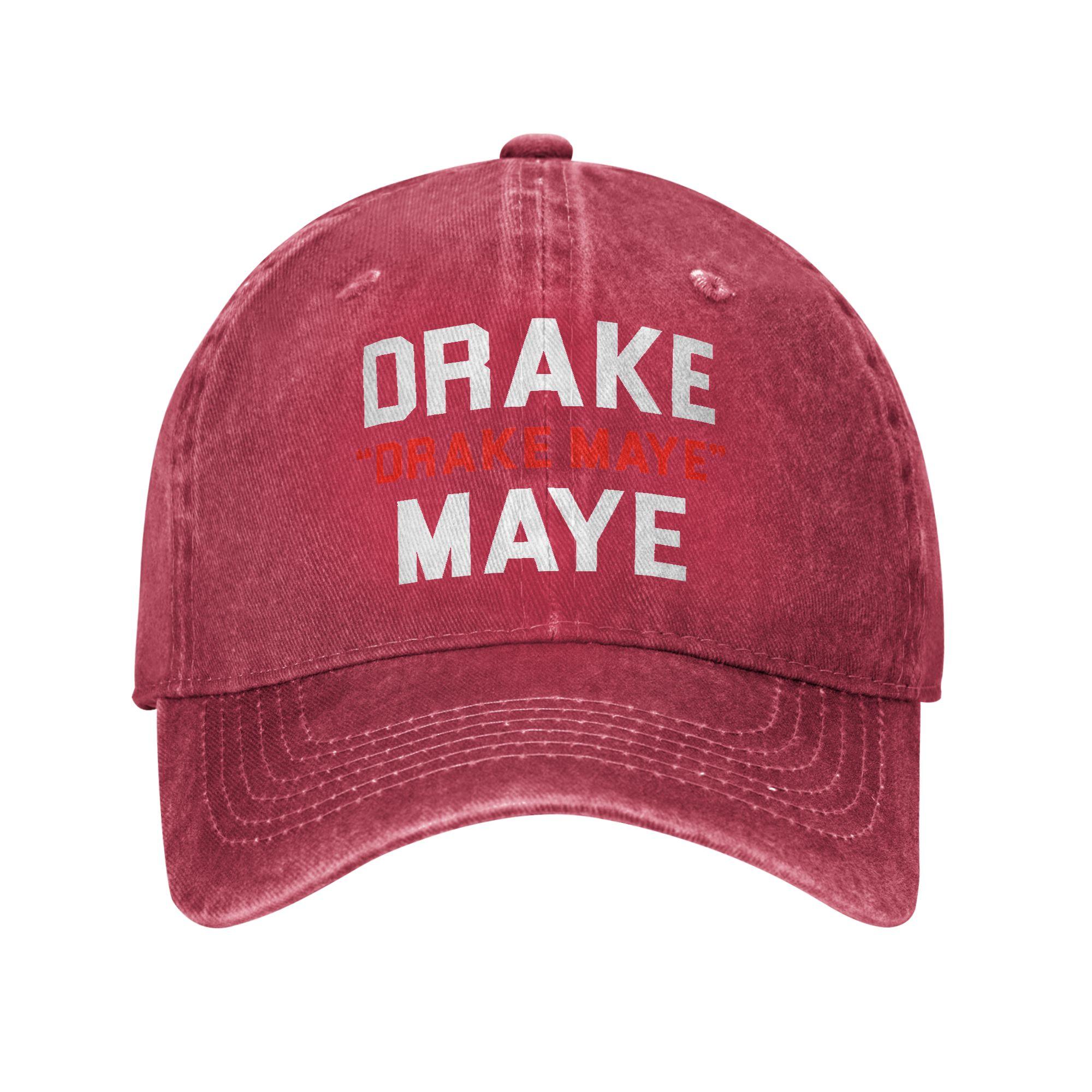 I Heart Drake Maye Football Fan Sun Baseball Cap  Unisex Unisex Custom DIY Trucker Hat Spring Sunscreen Baseball Caps One Size
