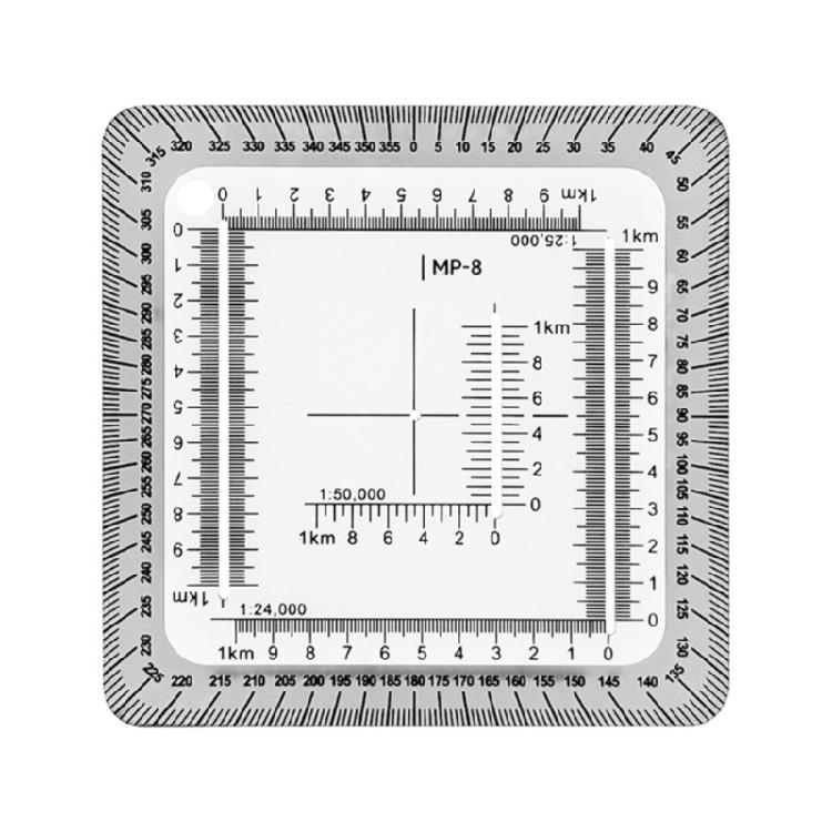 -Geographic Coordinate Ruler Accurate for PolttingUtm, Usng, MgrsCoordinates