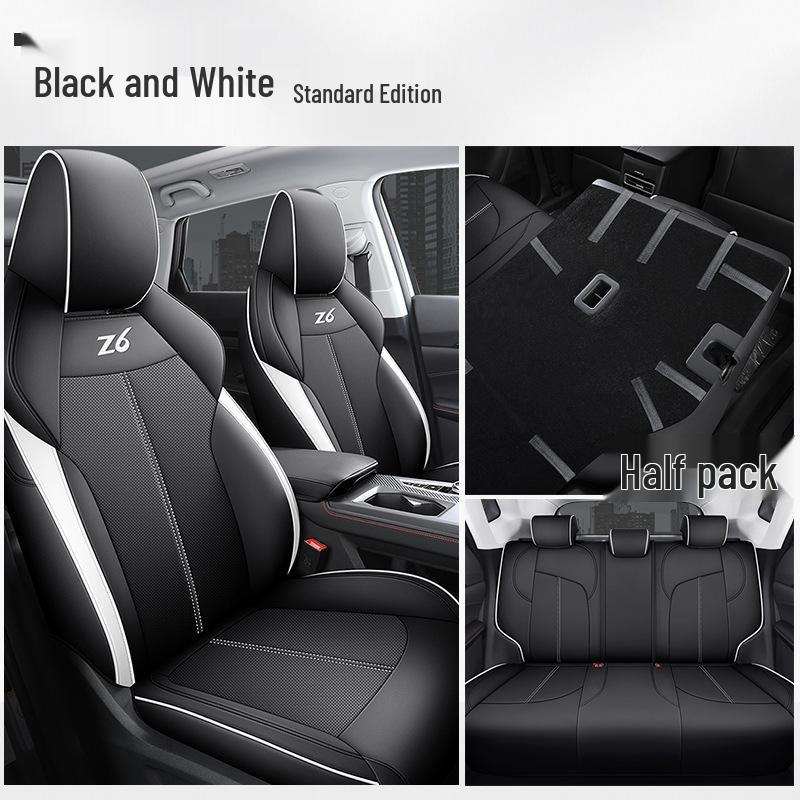 DJGY Car Seat Cushion: Fits Changan Auchan Z6, Sports Leather, All-Season Use