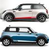3PCS Car Engine Hood Stickers Car Door Side Long Striped Vinyl Decals Self-adhesive Auto Body Decoration For MINI Cooper R56 R53