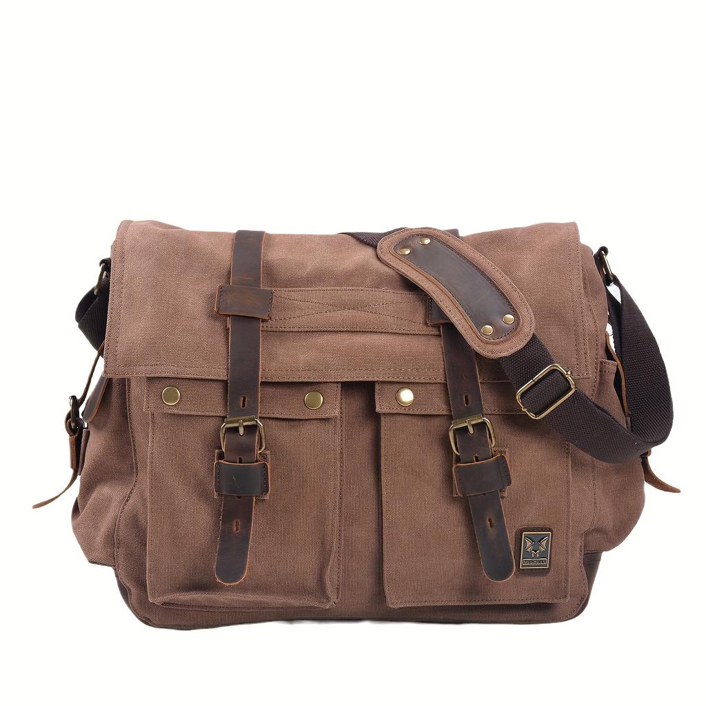 Vintage Messenger Bags Laptoptas Grote Capaciteit Schoudertas Voor Wandelen Reizen Kerst/Halloween cadeau