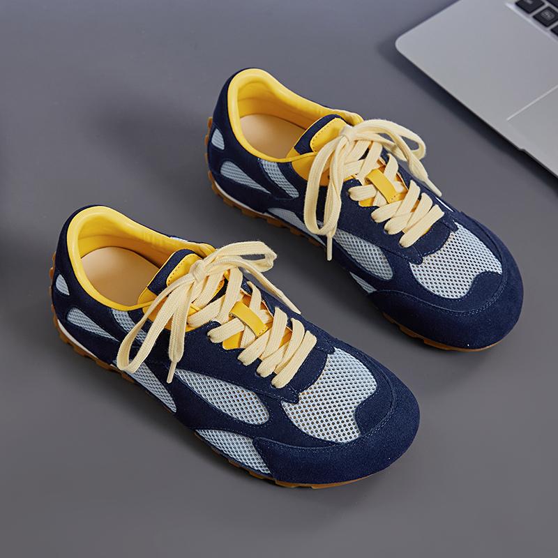 Fashion AIYUQI Women's Sneakers Shoes Flat 2025 New Non-slip German Training Shoes For Women Large Size Mesh Casual Female Shoes