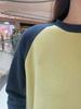 Color-Block Round Neck Long-Sleeved T-Shirt: Unique fabric, soft, durable, and comfortable!