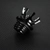 Mactions Crown Style Vented Fuel Tank Cap Gas Cap For Harley Sportster XL 883 1200 Touring Road King Dyna Softail Custom
