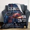 Name Custom New York Giants Print Flannel Blanket High Quality Warm Comfortable Cover for All Seasons Perfect for Gifts Home Decor