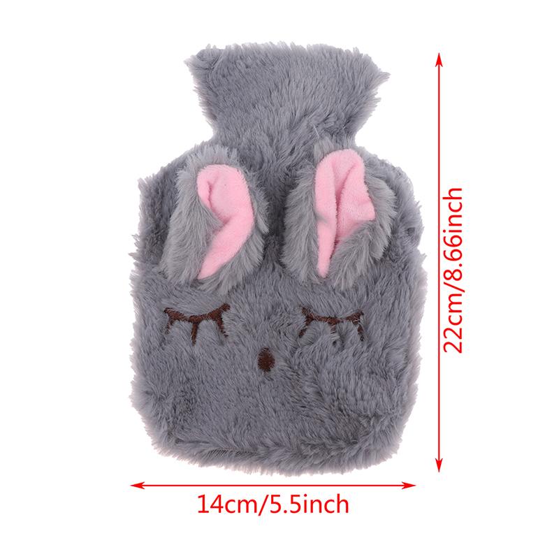 Warme Gemütliche Niedliche Weiche Wärmflasche Mit Plüschigem Flauschigem Bezug Kinder Erwachsene