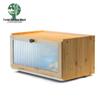 Caja Multifuncional de Bambú para Almacenamiento de Pan y Snacks en la Cocina