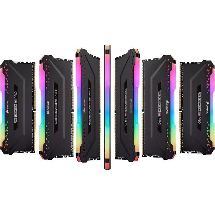 Pamięć RAM - CORSAIR - CMH32GX4M2Z3600C18 - VENGEANCE RGB PRO SL - DDR4 - 32GB 2x16GB - 3600MHz - DIMM - CL 18 - 1.35V