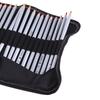 Black   Pencil Wrap   Case With Snap Strap (36 slots)
