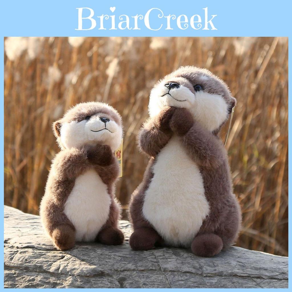 Playful Otter Plush Toy Cute Animal Doll Gift For Kids And Teens