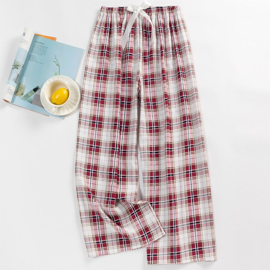 Women's Casual Fashion Sleep Pants Loungewear Pants Wearable As Outerwear High-Waisted Pants