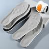 1 Pair 4D Cloud Breathable Insoles with Arch Support Shock-Absorbing Foot Protection Inserts Non-Slip Anti-foot Deformation Insoles for Sports Work