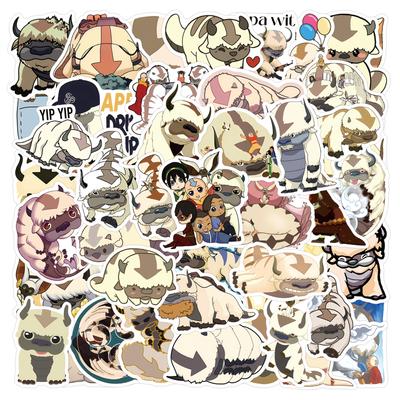 55 App Graffiti Adesivi Decorativi Scooter Laptop Fai da Te Cartone Animato Anime Adesivi
