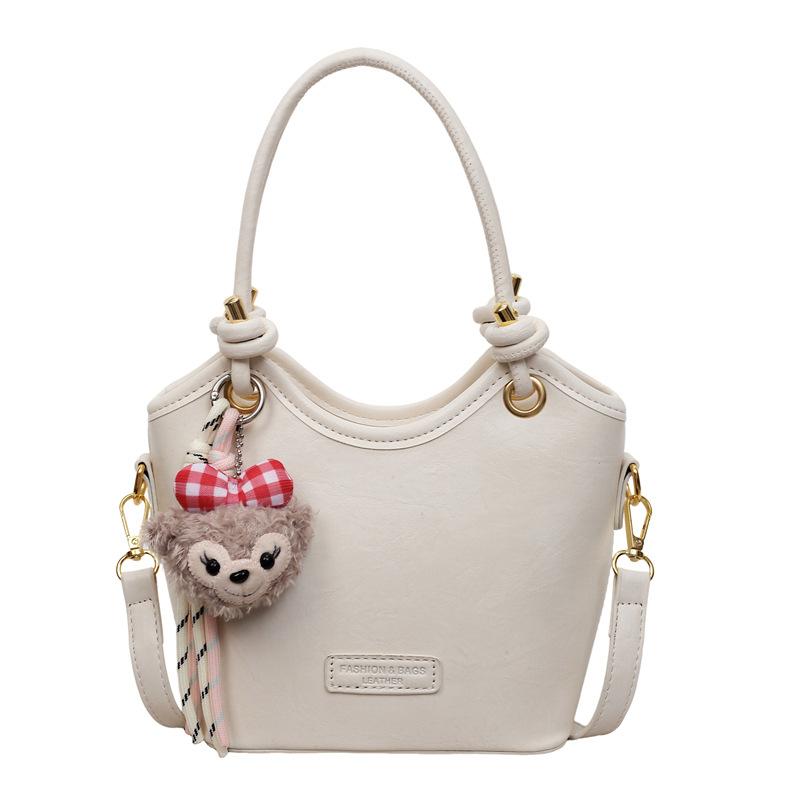 New fashion versatile bucket bag cute niche fashion casual basket bag commuter messenger