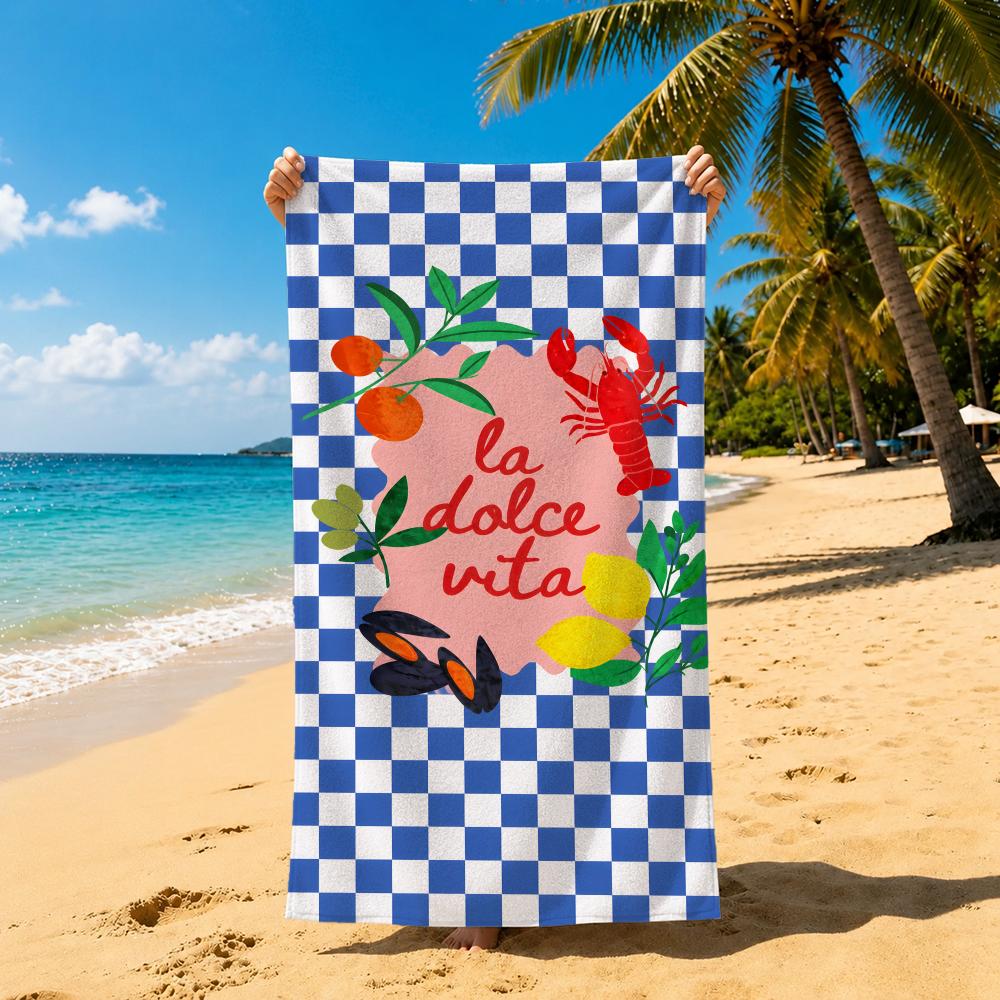 Art Summer Beach Towel Prints Towel Towel Soft Pool Gift For Travel Gym Shower Cool Camping Quick Dry Sports Large Beach Towel