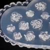 Resin Nail Art Decorations Mold Flower Silicone Mold Pendant Jewelry Making Tools Nail Art Carving Mold Earring Mold