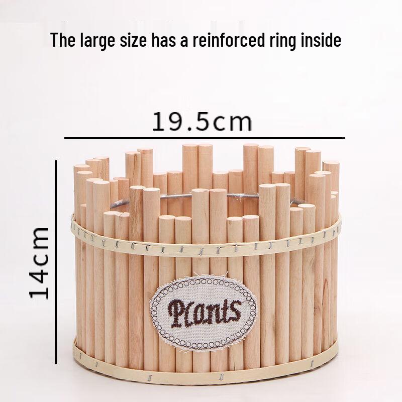 Hualong Shield Ручной работы Деревянный забор Цветочный горшок