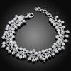 New High quality 925 Sterling Silver 4MM Women Men chain Male Twisted Rope Bracelets Fashion Silver Jewelry