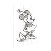 Disney Sketch Minnie Mouse Wood Print