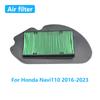 Motorcycle High Flow Air Filter For Honda Navi110 Navi 110 2016-    Engine Intake Cleaner Accessories