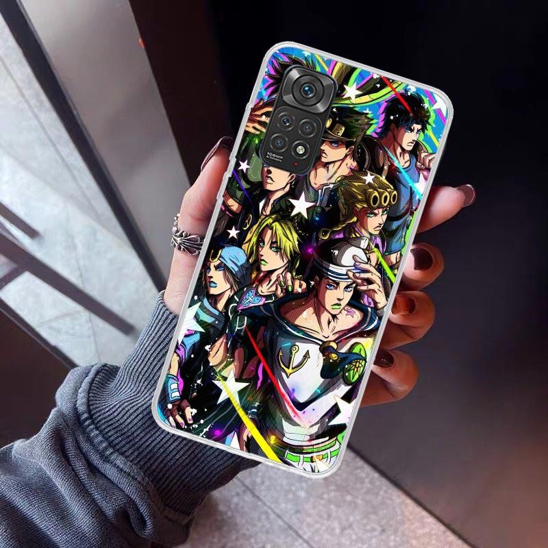 JoJo's Bizarre Adventure Hot Anime Phone Case For Xiaomi Poco X5 X6 X7 Pro F7 Ultra M7 Redmi 15C 15 13C 13 12C 12 10 10C 10A 9 9