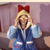 Women's Winter Coral Fleece Pajamas - Hooded, Thick, Plush, Warm Snow White Homewear