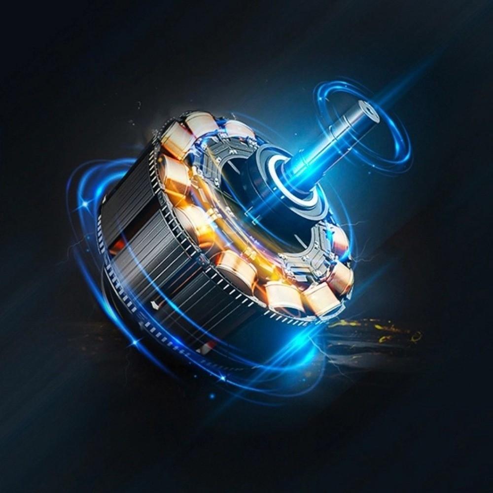 Kjøp 1 få 9 Elektrisk Rengjøringsbørste Håndholdt LED Elektrisk Spinnskrubber Multifunksjonell Trådløs Gulvrengjøringsbørste Hjem