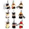 Cute Bees Dog Plush Keychain Charm Versatile Dog Bees Keychain Plush Charm Unique Accessory for Bag Embellishment