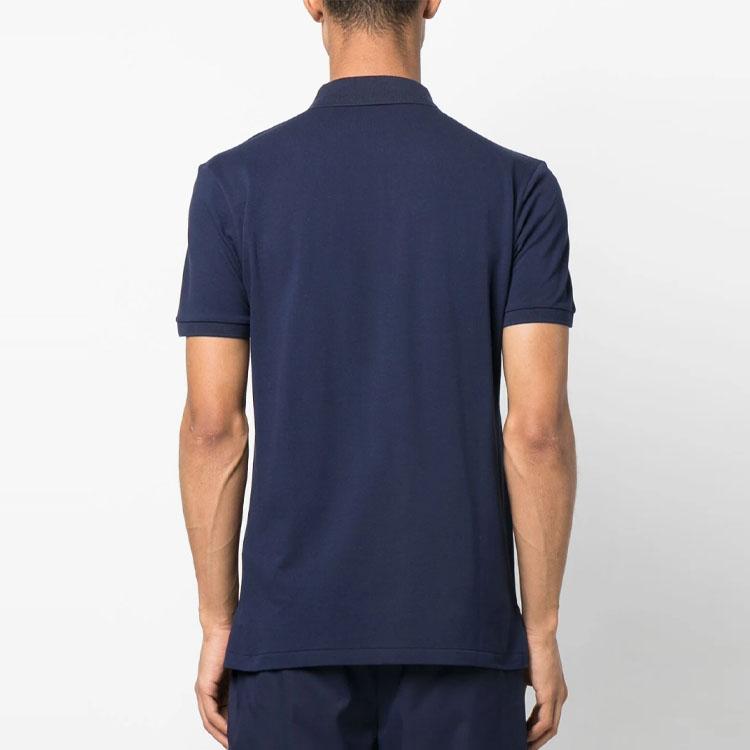 Polo Ralph Lauren Ss23 Logo Embroidered Short Sleeve Polo Shirt Men Polo Shirts Navy-Blue 710899528-001
