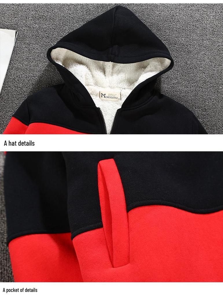 Boys' Plus Size Fleece-Lined Sweatshirt for Ages 8-16