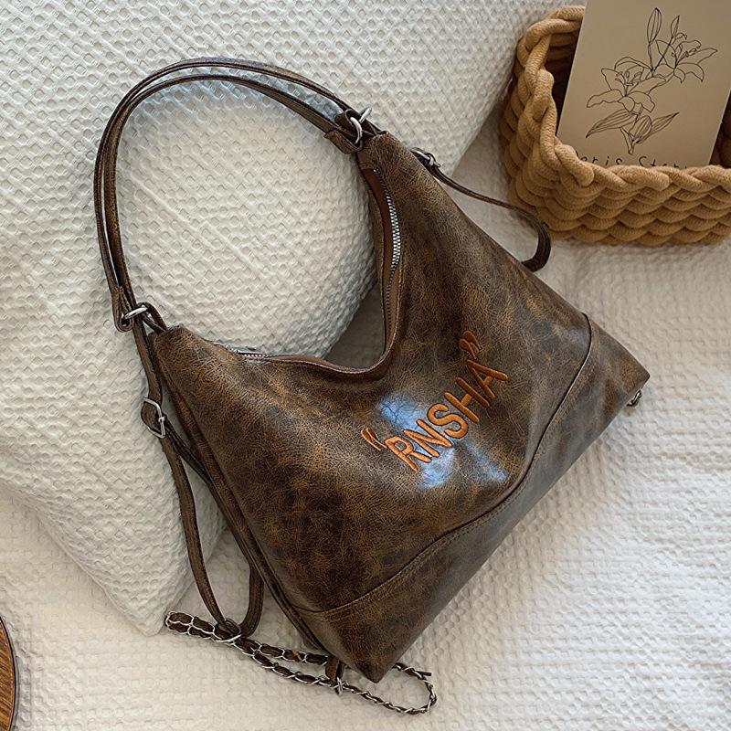 

Bag Girls Fashion One Shoulder Crossbody Bag 2024 Autumn New Niche Design Multi-purpose Casual Backpack Tide