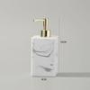 Hotel Hand Sanitizer Bottle Marbled Square Resin Soap Dispenser Travel Portable Lotion Bottle Shampoo Bottle Bathroom Accessorie