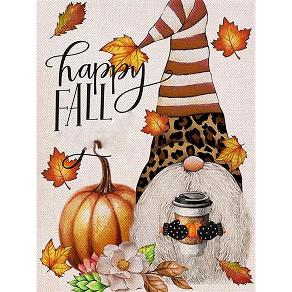 Full Square Round Diamond Painting Santa Claus Mosaic Christmas DIY 5D Diamond Embroidery Pumpkin Needlework Wall Art