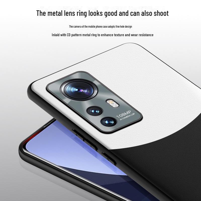 Xiaomi 12 Liquid Leather Handyhülle: Fallschutz, Bewuchsschutz, 1-teiliges Schiff.