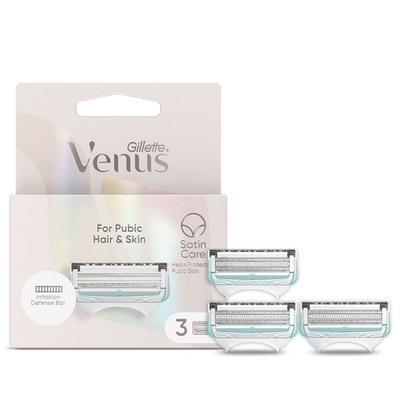 Gillette Venus Y Zone Hair Removal Razor Blade, 1 Piece, 3 Pieces