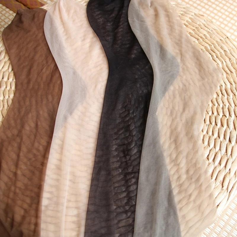 Sweet Over Knee Long Socks Foot Shaped Sheer Silky Stockings 1D Ultra-Thin Summer Invisible Sexy Stockings Pole Dance Medias