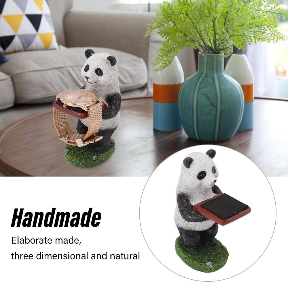Multifunctional storage Watch Display Stand Panda modeling Watch Organizer  Ring earring collection