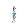 Pandora Turquoise Colored Fishbone Dangle Charm 793894C01
