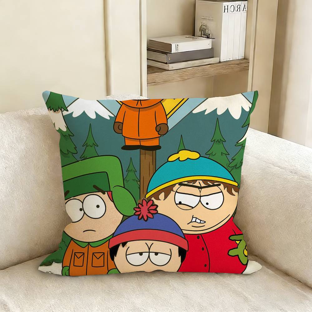 

SSouth PPark Boys Pillow Cover Sofa Cushion Cover Home Room Decoration Children Gift 30X30cm