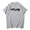 2025 Sommer Mode Band N Fliegendes Bedrucktes T-Shirt Herren Locker Baumwolle T-Shirt Rundhals Hip Hop Hip Hop Lässiges Oberteil