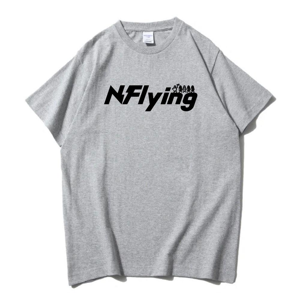 2025 Sommer Mode Band N Fliegendes Bedrucktes T-Shirt Herren Locker Baumwolle T-Shirt Rundhals Hip Hop Hip Hop Lässiges Oberteil