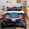 Eagle with American Flag. Bedding Sets Duvet Cover Sets Duvet Covers Pillowcases(1 * Duvet Cover 2 * Pillowcases Without Duvet Insert)