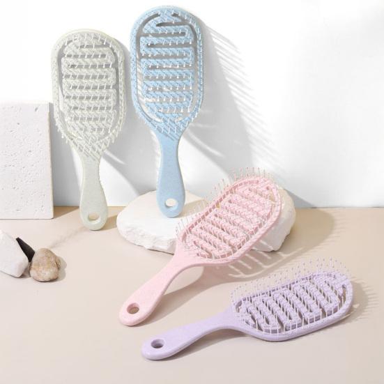 Vented Hair Brush with Ergonomic Handle Blow Fast Drying Scalp Massage Brush