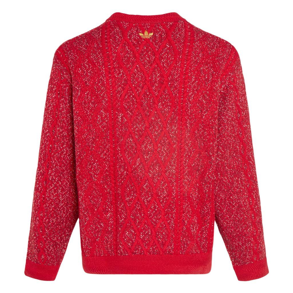 Adidas Originals FW25 Sweatshirt Year Of The Horse Limited CNY New Year Edition Sport Loose Knit Long Sleeve Sweater Unisex Sweatshirt KT0693