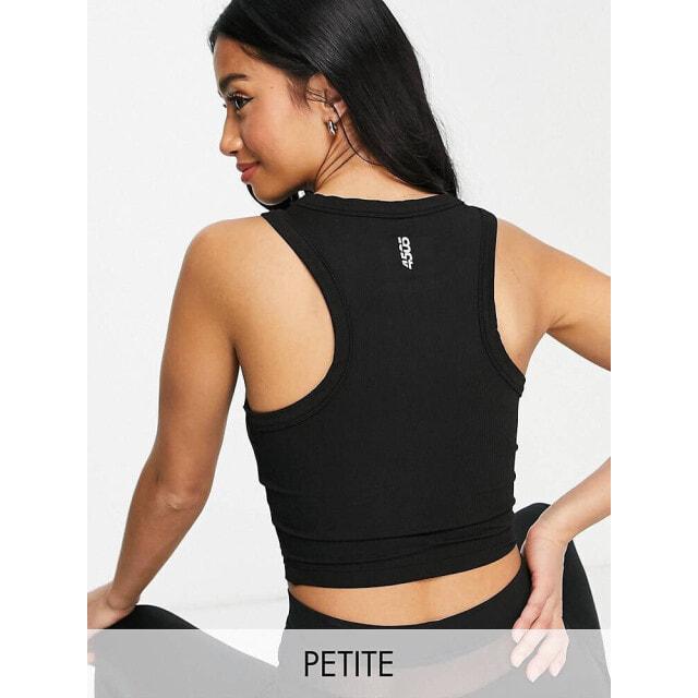 

Черный активный жилет в рубчик ASOS Petite icon