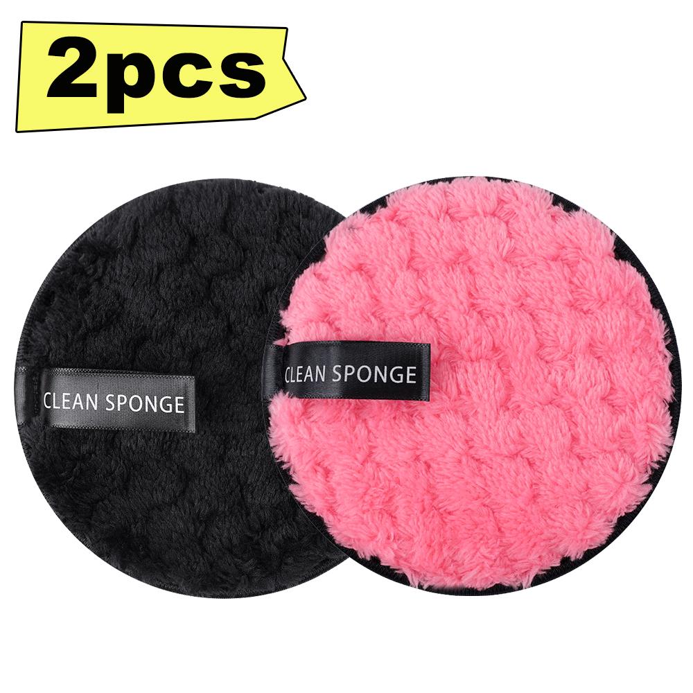 Very Fine Fiber Makeup Remover Puff Multicolor Facial Cleaning Towel Cosmetic Powder Puff Face Wash Cleanser Sponge Pads Makeup